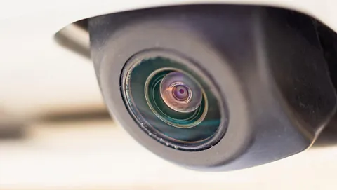 Nærbilde av overvåkningskamera